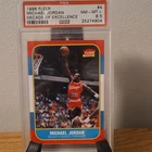 1996-97 Fleer Decade of Excellence Michael Jordan #4 PSA 8.5 Bulls Card