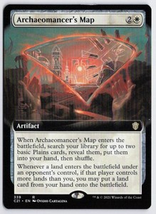 Archaeomancer's Map (Extended Art) - Commander 2021 #339