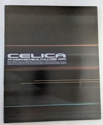 Toyota Celica ST182 ST183 ST185 GT-FOUR GT-R 1991 Japan Prospekt Katalog