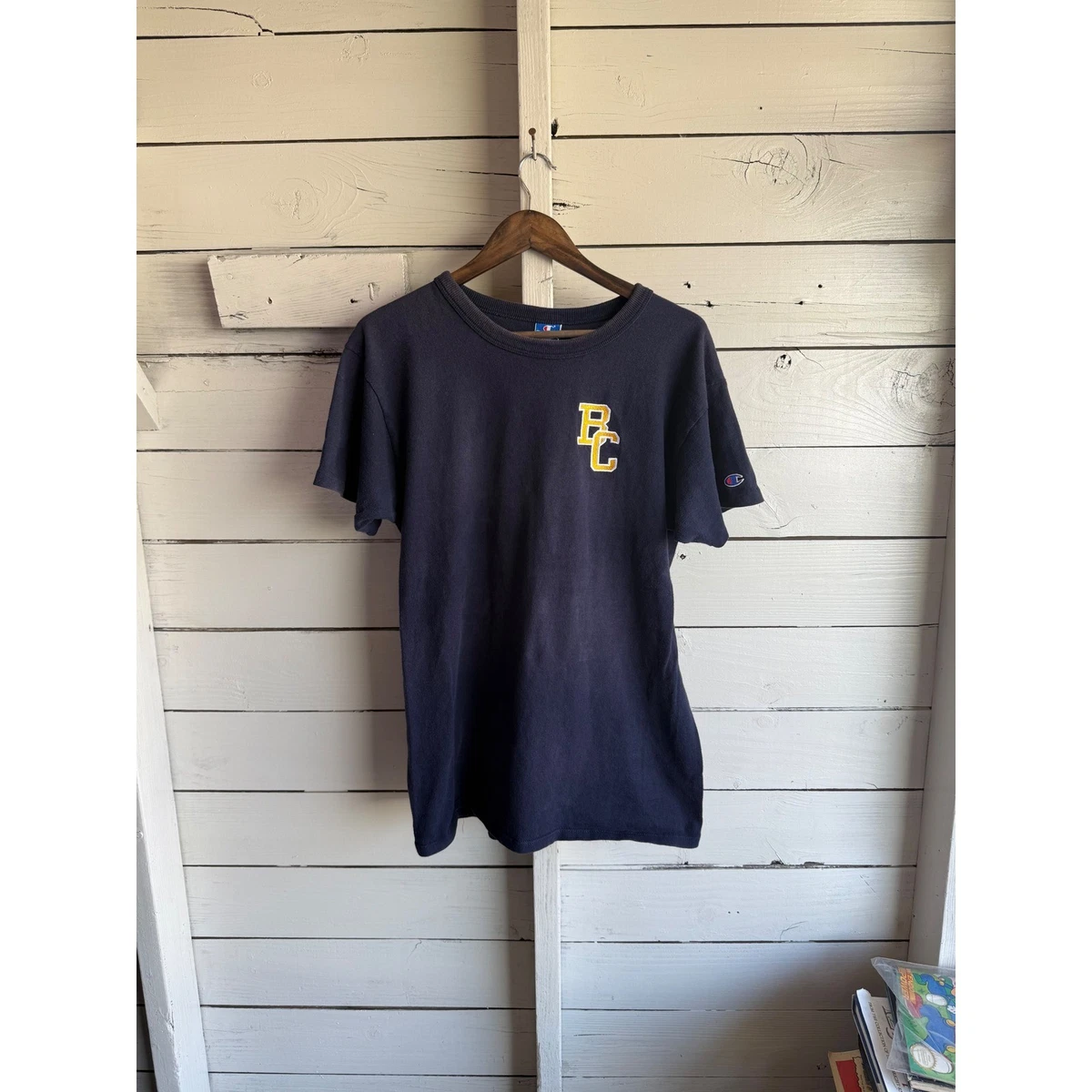 シャツ 70's CHAMPION FOOTBALL T-SHIRTS M/NAVY Champion Blue Vintage T-Shirts for Men for sale | eBay