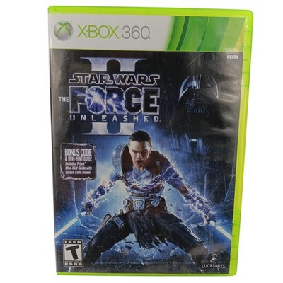 Star Wars The Force Unleashed II Xbox 360 Video Game Complete CIB LucasArts NTSC