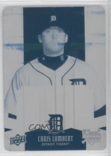 2009 Spectrum Rookie Signatures Printing Plate Cyan 1/1 Chris Lambert #118 h3a