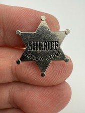 Yellow Stone Yellowstone Sheriff Mini Badge Lapel Pin