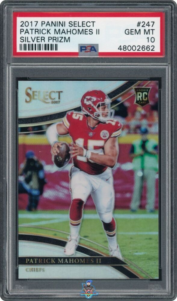 2017 Patrick Mahomes PSA 10 Select Silver Prizm #247