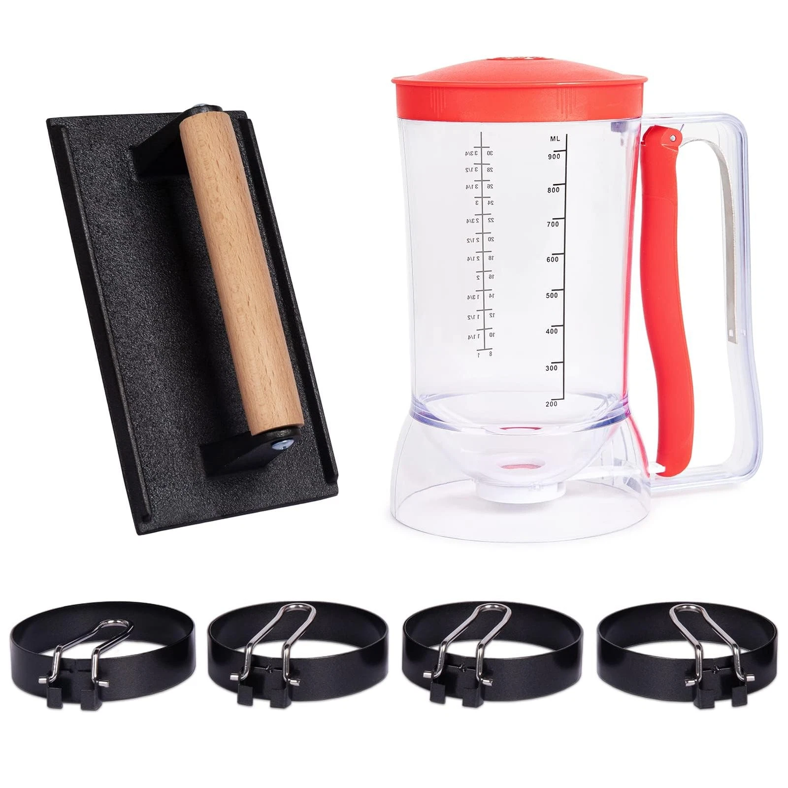 6-Piece Griddle Breakfast Kit for Blackstone - Complete Set of Griddle Access...