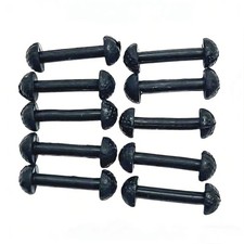 10x Black Rubber Fits Motu Leg Band Replacement Connectors For Vintage Figures
