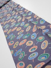4A09z50 Japanese Kimono Silk FABRIC Umbrella Purplish gray 79.5x6.7