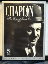Chaplin:The Legend Lives On - 5 Disc Set (DVD, 2004, 5-Disc Set) Rare OOP