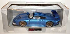 UT MODELS 1/18 - 27842 PORSCHE 911 GT1 STREET 1996 - METALLIC BLUE