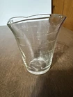 VTG Federal Glass 3 Spout One Cup Glass Measuring Cup Shield Logo Bottom Clear
