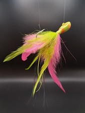 3 Hand Tied Cobia Jigs. 3oz Big Ben Flat Top With 9/0 Mustad Hook, 3 Color Pack