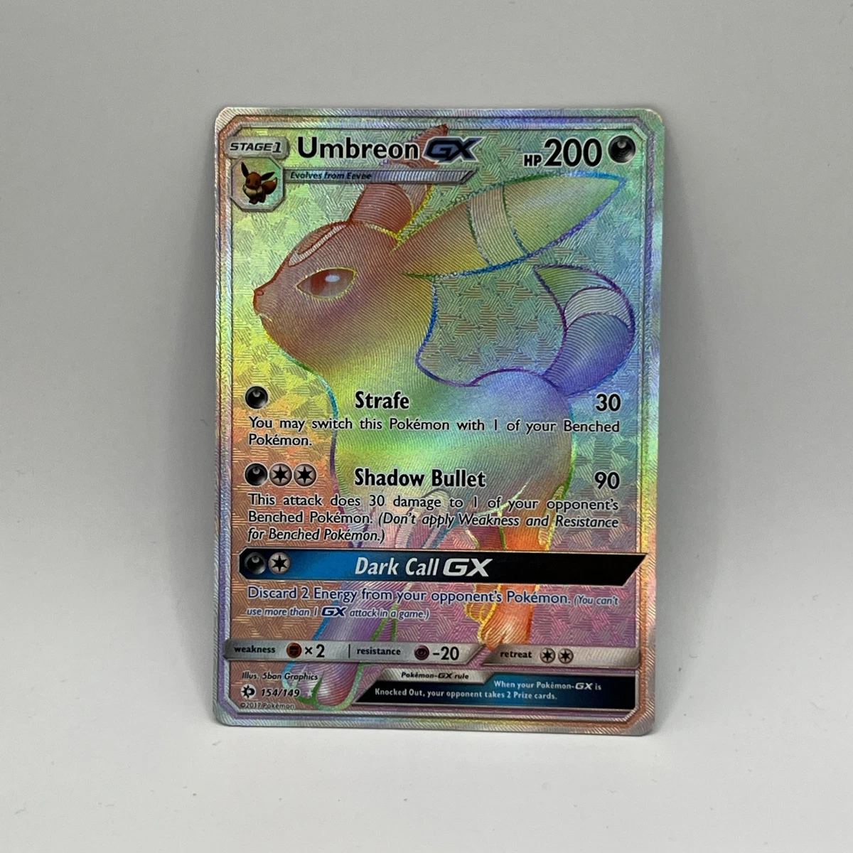 umbreon gx pokemon card price - Sun & Moon Pokmon 142/149 Lightly Played /// Lightly Played Foil Cards in Lightly Played (LP) condition may have minor border or corner wear Umbreon GX (Secret) - SM
