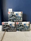 LEGO Star Wars 501st Legion Clone Troopers 75280 Complete Set Lot of 3