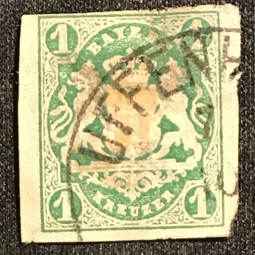 Germania Baviera SC #15 usato sottile 1867