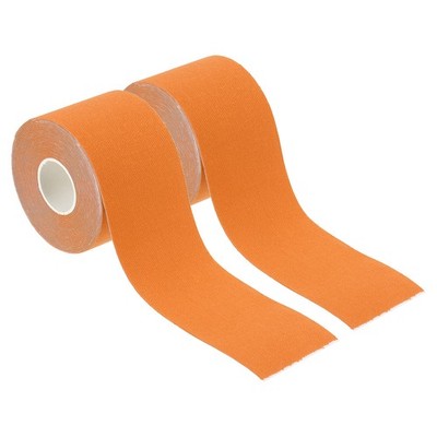 Aerial-Hoop-Band für Sport 16,4ft x 2 Zoll haftend rutschfest Orange 2 Rollen