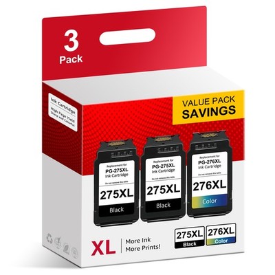 PG-275XL CL-276XL Ink Cartridge Compatible with Canon Pixma TR4722 TS3522 TR4720