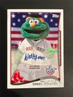 2014 Topps Opening Day Mascot Autograph #MA-WGM Wally the Green Monster Red Sox
