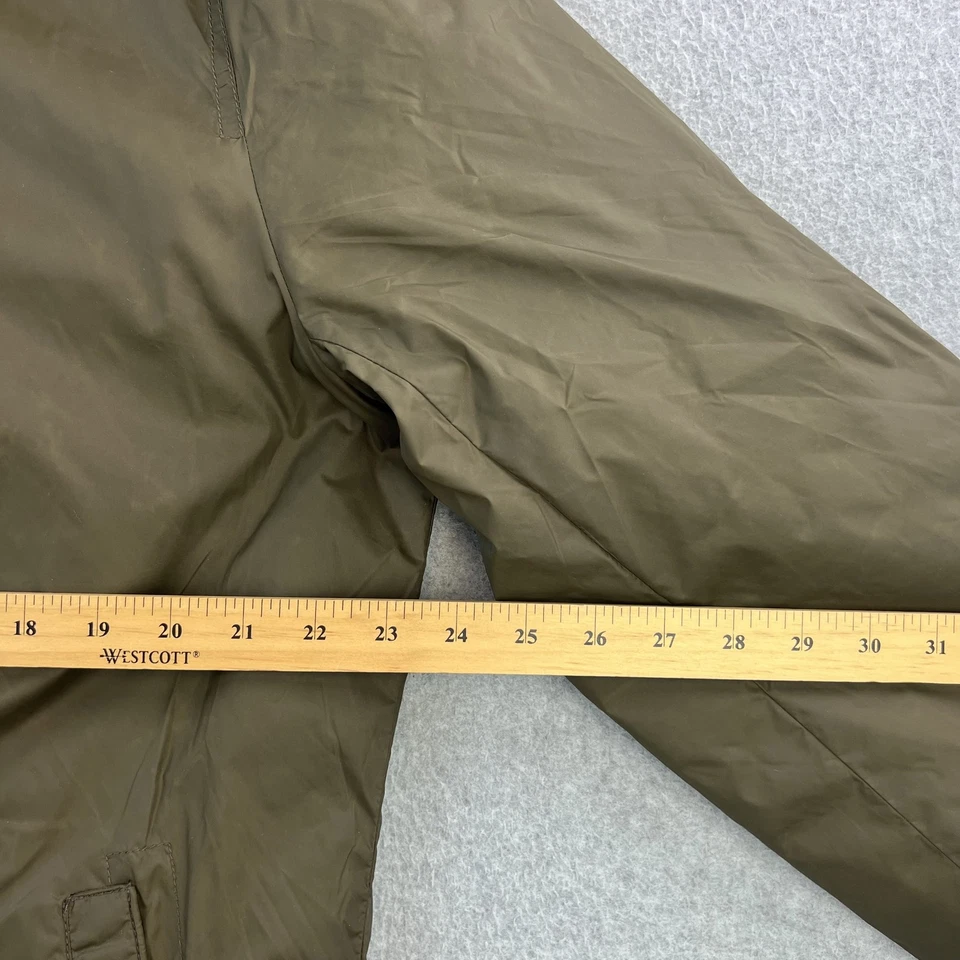 Lucky Brand Jacket Mens Large Green Hooded Full Zip Windbreaker Lightweight Coat - Image 2 of 4