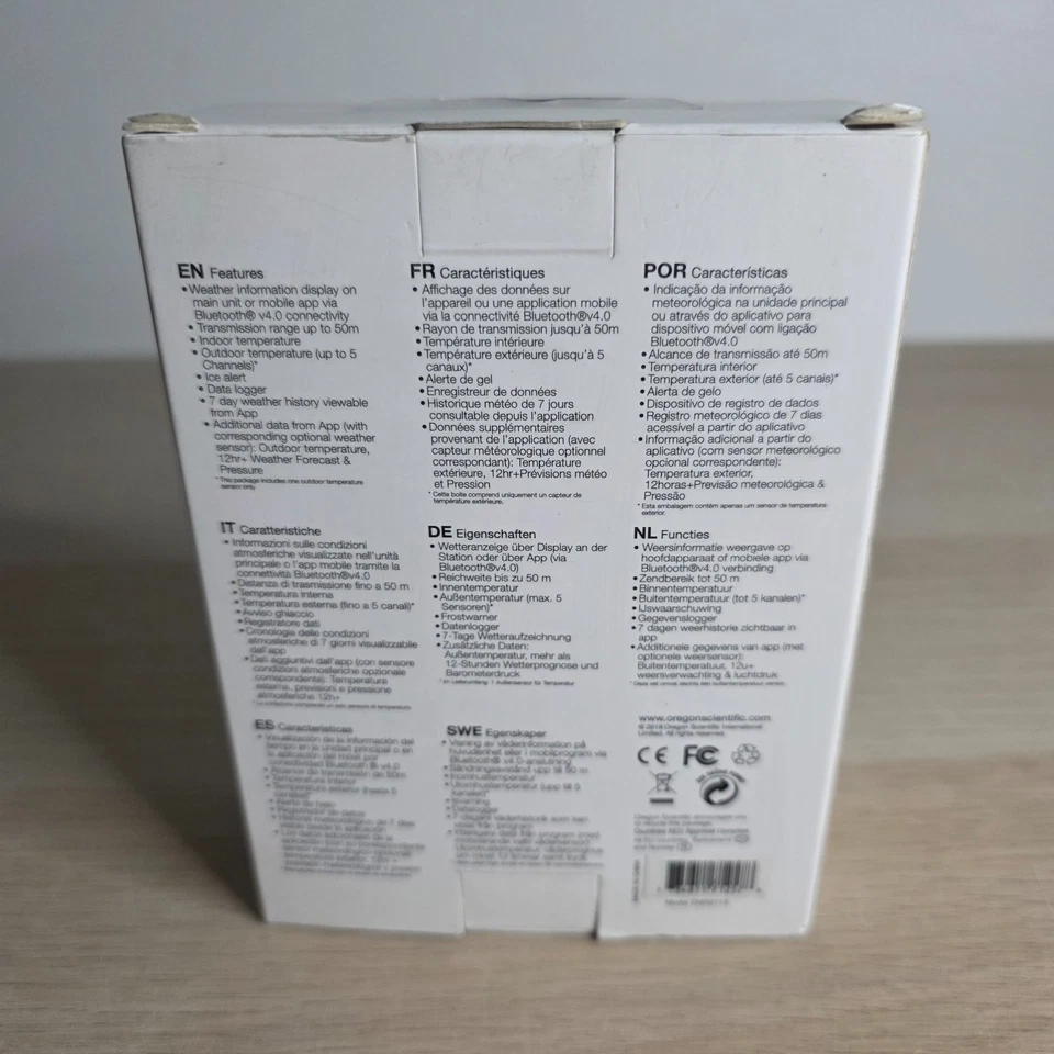 NEW Oregon Weather@Home Thermo Bluetooth Enabled Thermometer EMR211x Ice Alert - Image 3 of 4