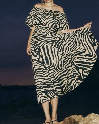 H&M Off Shoulder Midi Dress. Stunning. Never Worn XXL