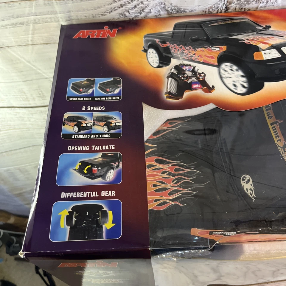 Artin Ford Ranger Truck Mad Tuner Radio Control Full Function Spinners 2 Speed - Image 4 of 4