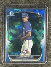 Landen Maroudis 2023 Bowman Chrome Draft Sapphire #BDC138 1st Prospect Blue Jays
