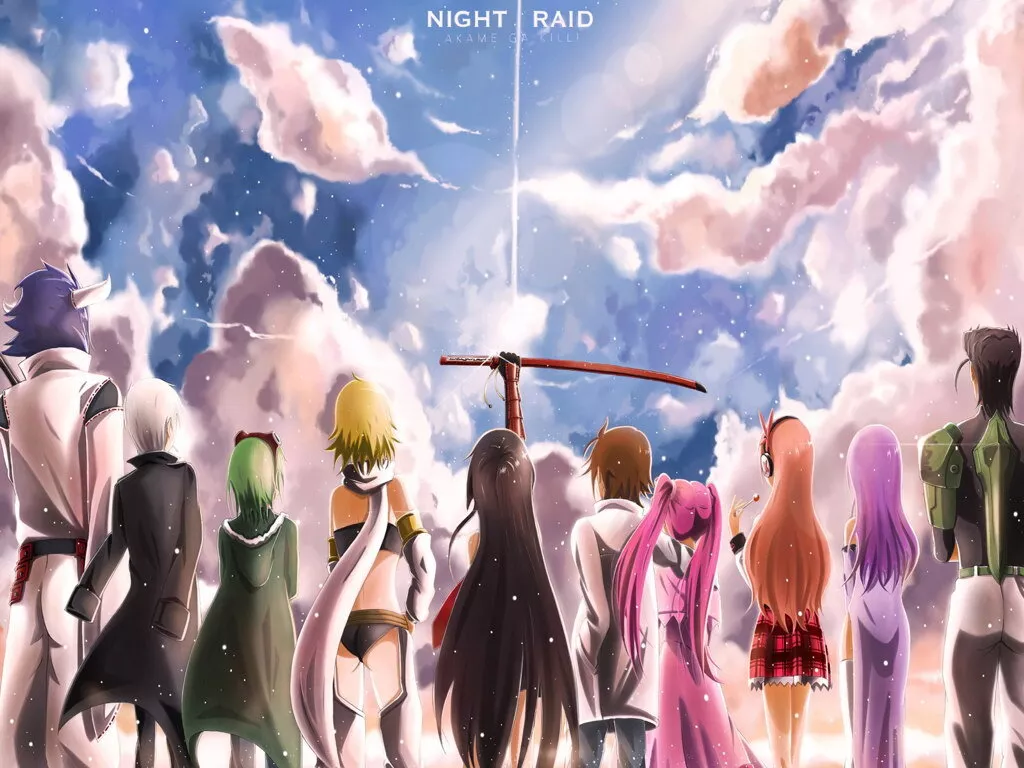 V7377 Akame Ga Kill Night Raid Characters Anime Manga Art WALL POSTER PRINT