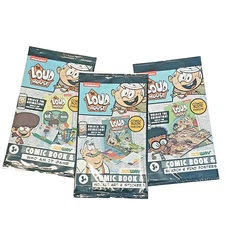 Nickelodeon THE LOUD HOUSE - Set of 3 SUBWAY Meal Toy Premiums