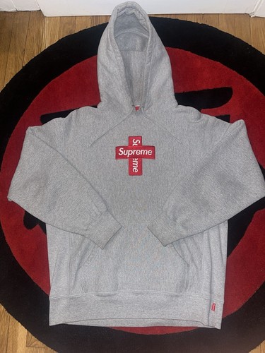 Cross box logo hooded - Gem Cross box logo hooded - Gem