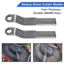 7mm For Mower King Brush Hog Skidsteer Rotary Grass Cutter Blades AR400 Steel 2x