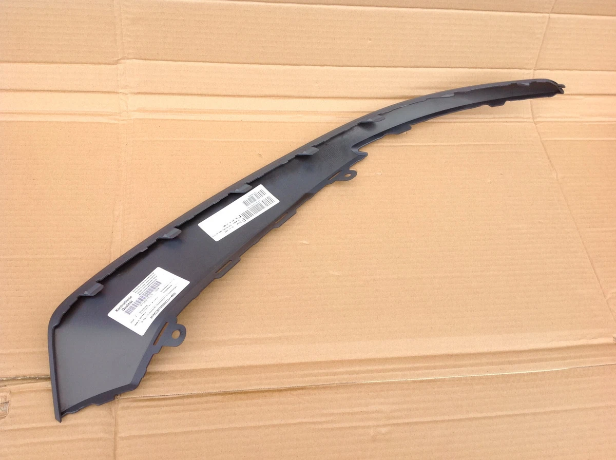 NEW PORSCHE TAYCAN FRONT LEFT BUMPER LOWER MOULDING INSERT COVER  