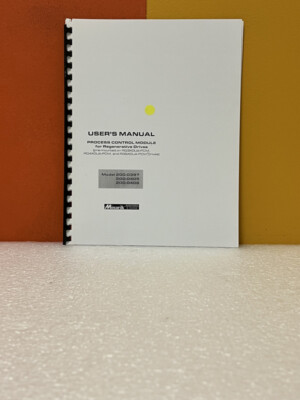 Minarik Process Control Module for Regenerative Drives User's Manual