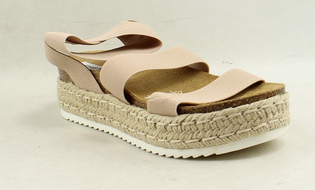 Steve Madden Kimmie Espadrille Wedge Sandals 493 Blush 7 US for sale online | eBay