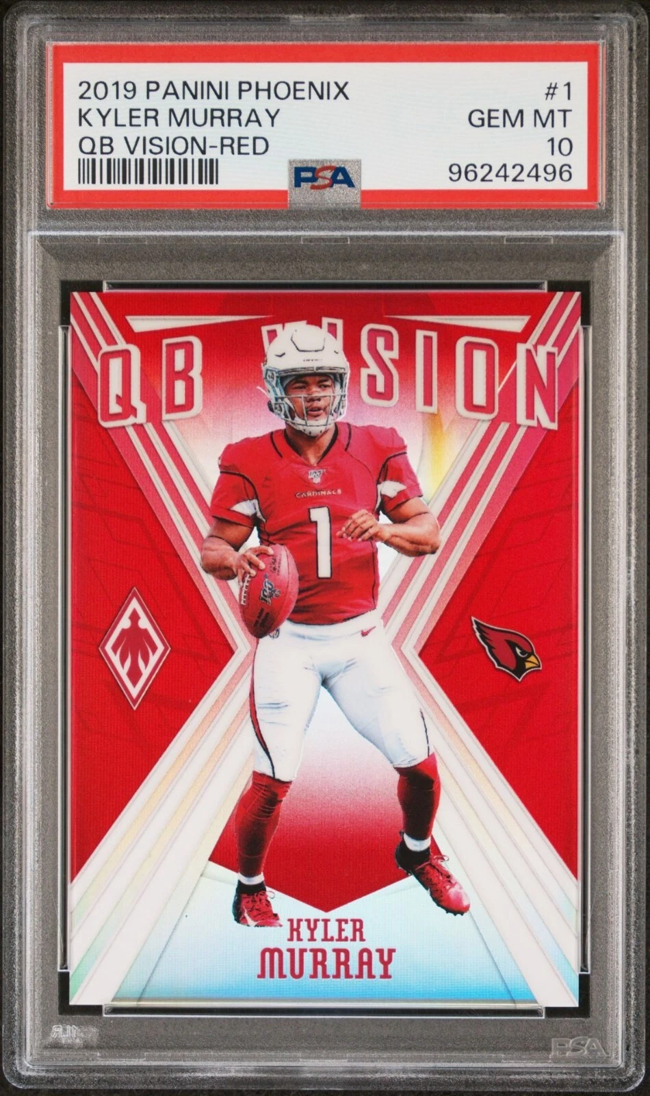 Kyler Murray Panini Phoenix QB Vision #1 Red