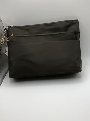 Woman's Make up Bag Organizer Pouches Add to Purse Organize Everything Green