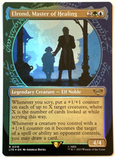 MTG Elrond, Master of Healing The Lord of the Rings SHOWCASE FOIL NM