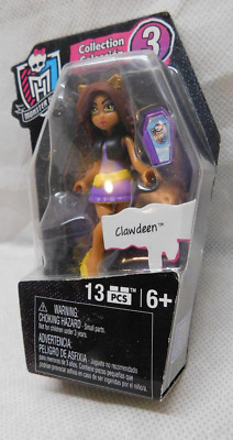 Monster High Mega Bloks Clawdeen Poseable Mini Figure Collection 3