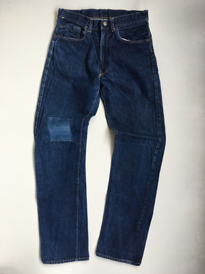 SAMPLE LEVIS LVC 505-0217 BIG E SELVEDGE DENIM MEN BLUE JEANS SZ32X32 JAPAN  RARE