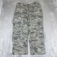 Air Force Men's Digital Camo Cargo Trousers Ripstop Military 36x29 Grunge Skater