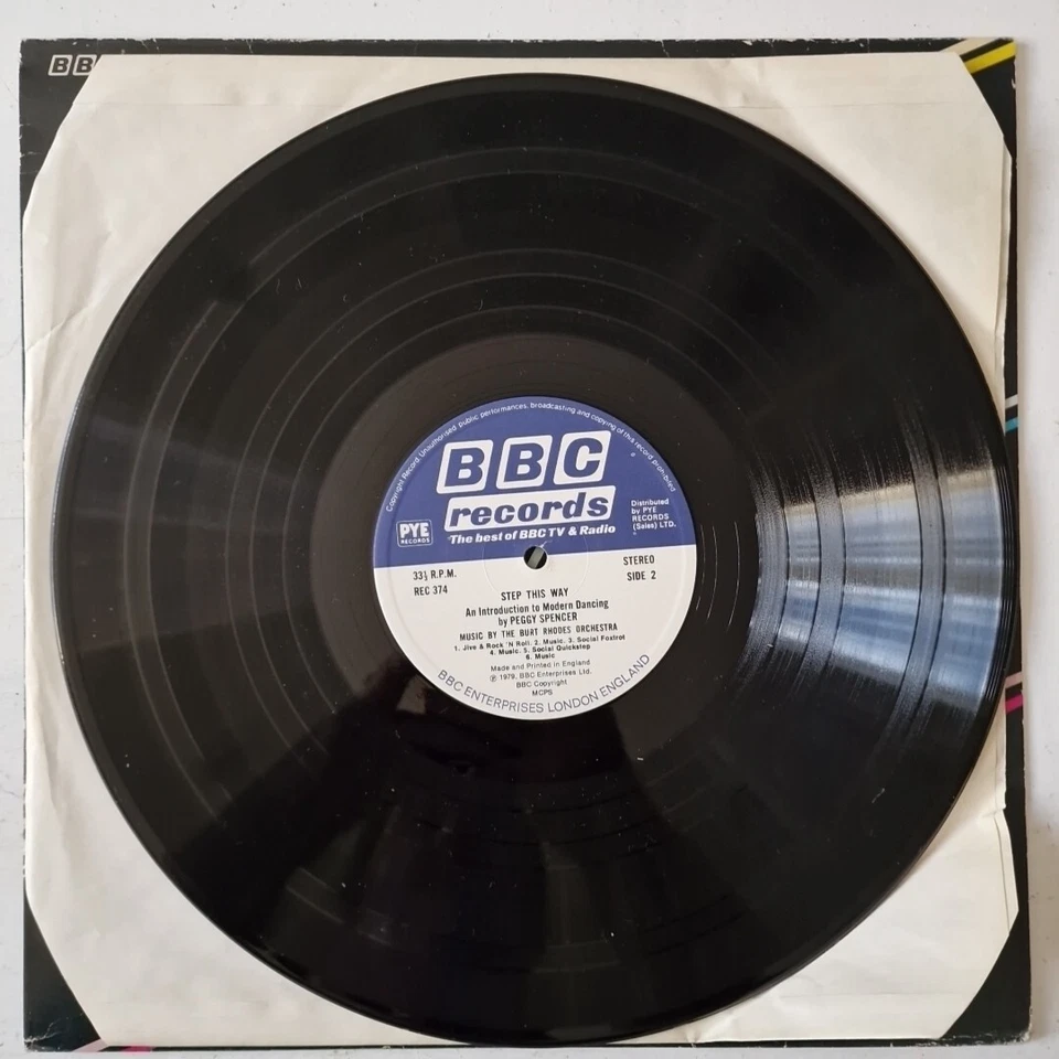 Peggy Spencer STEP THIS WAY BBC Record Soundtrack Instruction To Dancing DiscoLP - Image 4 of 4