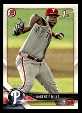 2018 Bowman #BP87 McKenzie Mills Prospects Card Philadelphia Phillies