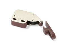 Latch Automatic Pressure Fast Mini Lock for Hinged Furniture Door of Emuca