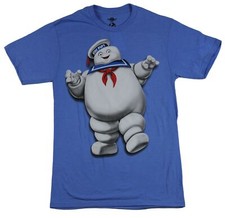 Ghostbusters Mens T-Shirt - Smiling Stay Puffed Marshmallow Man Image