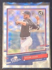 2020 Donruss Baseball Dylan Cease The Rookies Silver Insert Serial #150/349