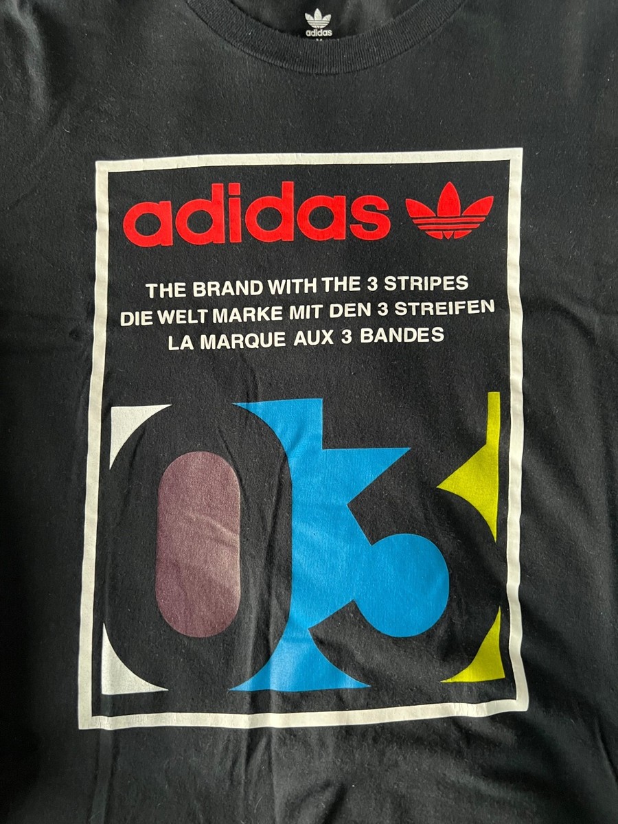Adidas The Brand with the 3 Stripes Tee T-Shirt Size Medium