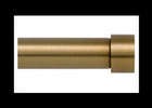 Ivilon Side Window Curtain Rod - End Cap Style Design 1 Inch Pole. 16 to 28 Inch