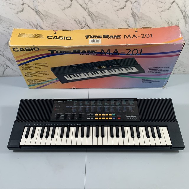 Casio MA201 Tonebank 49 Key Keyboard Vintage Retro 1990s 100 Tones