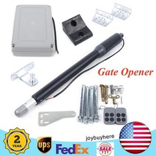 Electric Automatic Swing Gate Opener Single Arm Heavy Duty+Remote For Fence Gate