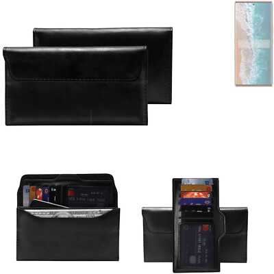 Handyhülle für Tecno Phantom X2 Schutz Hülle + Handy Tasche schwarz