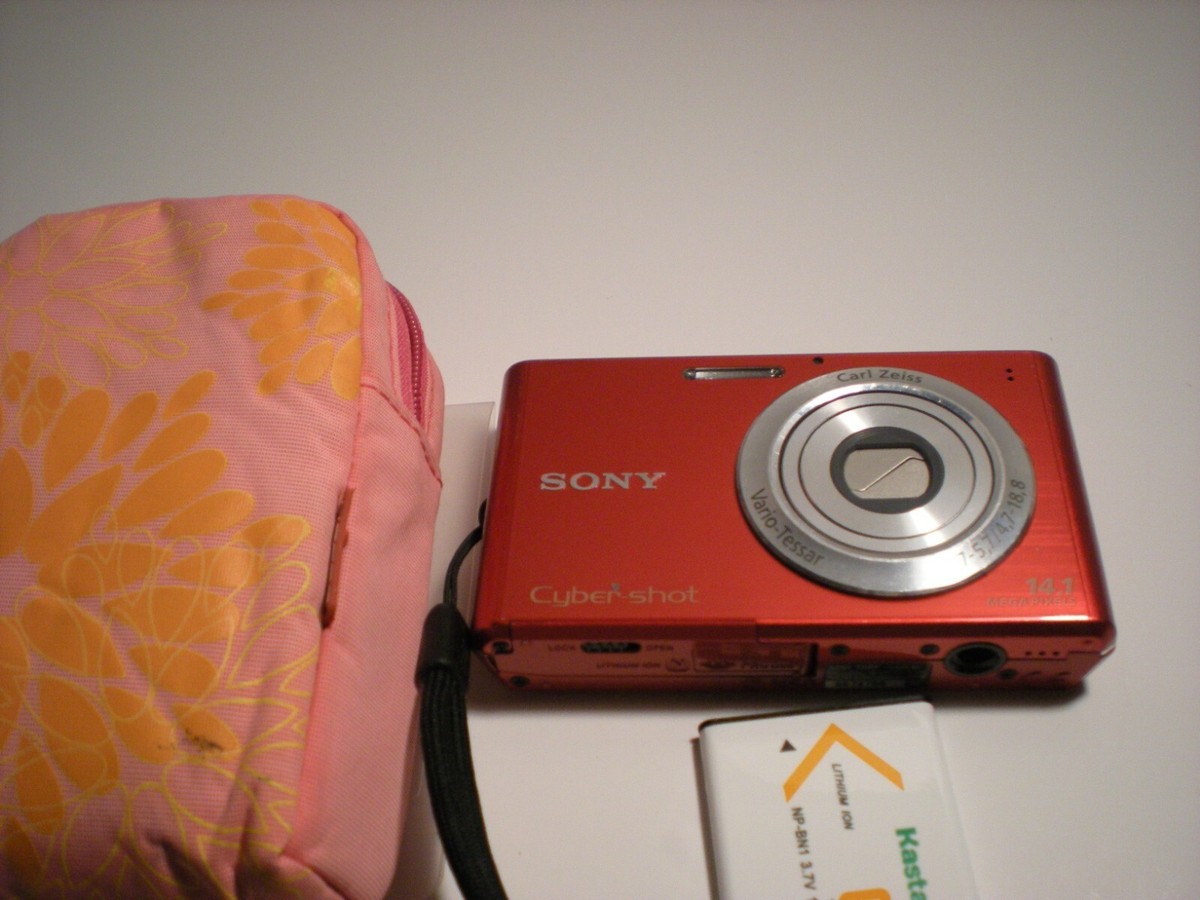 海外モデル　SONY Cyber-Shot DSC-W330　レッド SONY Cyber-Shot DSC-W330 14.1MP Vintage Digital Camera 4